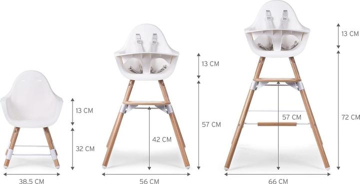 Image du produit Childhome Evolu 2 (Chaise haute)