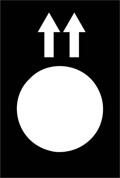 Produktbild APC GmbH Symbolschild sw ZB2BY2911