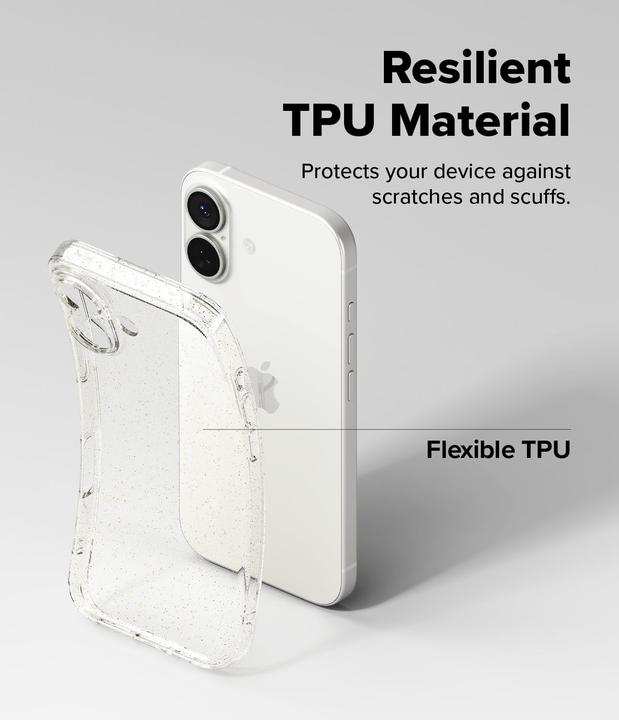 Produktbild Ringke Air iPhone 17 Hülle - Klarer Glitzer (Apple iPhone 17)