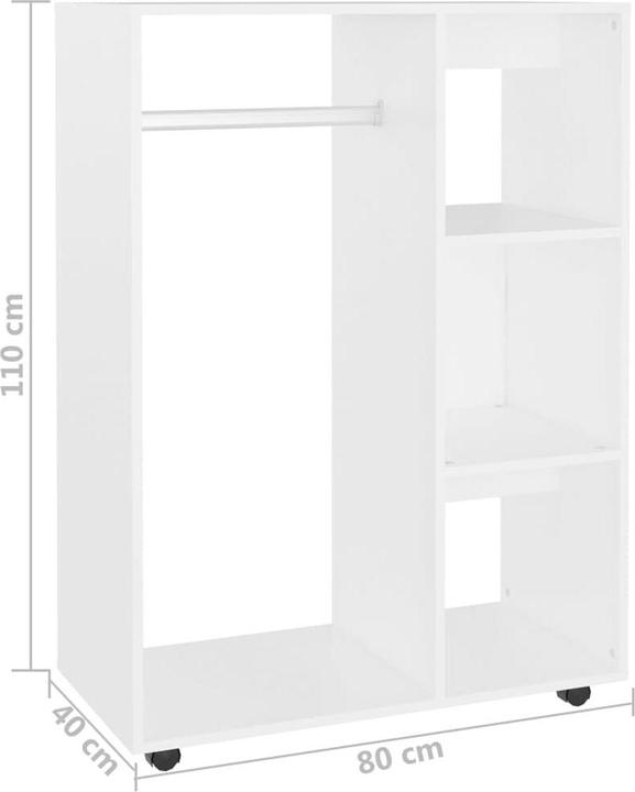 Immagine prodotto vidaXL Kleiderschrank (80 x 40 x 110 cm)