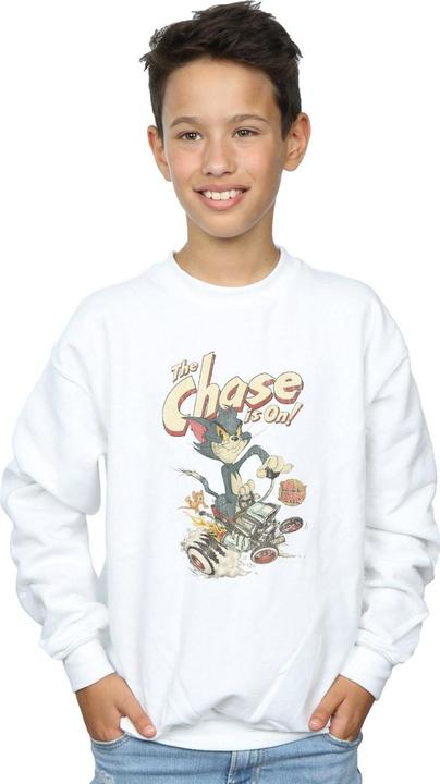 Actual product image Tom & Jerry Boys The Chase Is On Sweatshirt (152, 158)