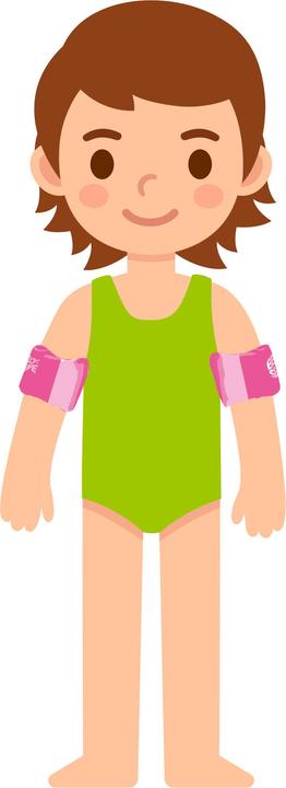 Actual product image Magni Sealife Swim Wings Pink One Size