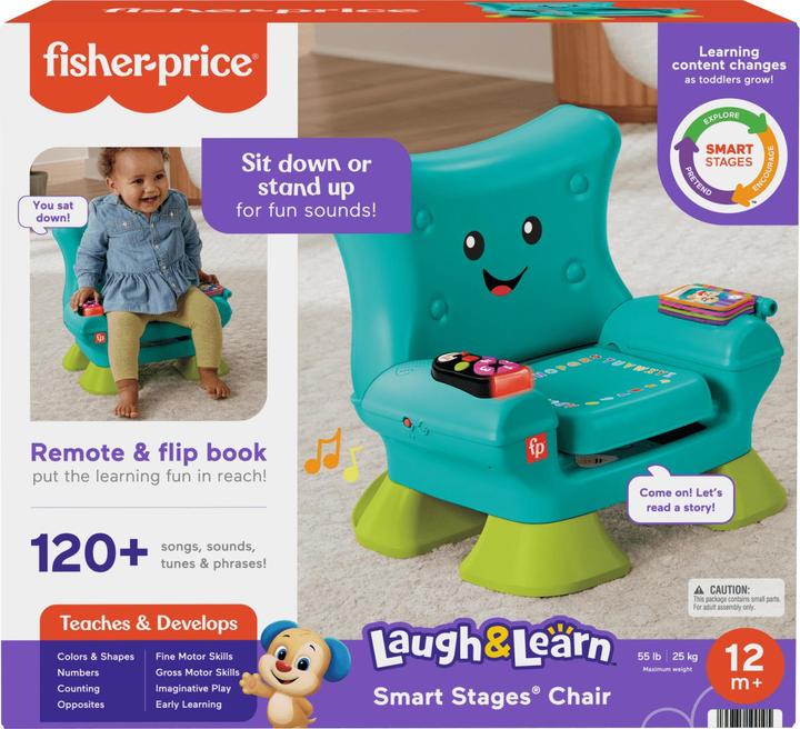 Immagine prodotto Fisher-Price Sedia musicale Learning Fun - E3 (Francese, Tedesco, Inglese)