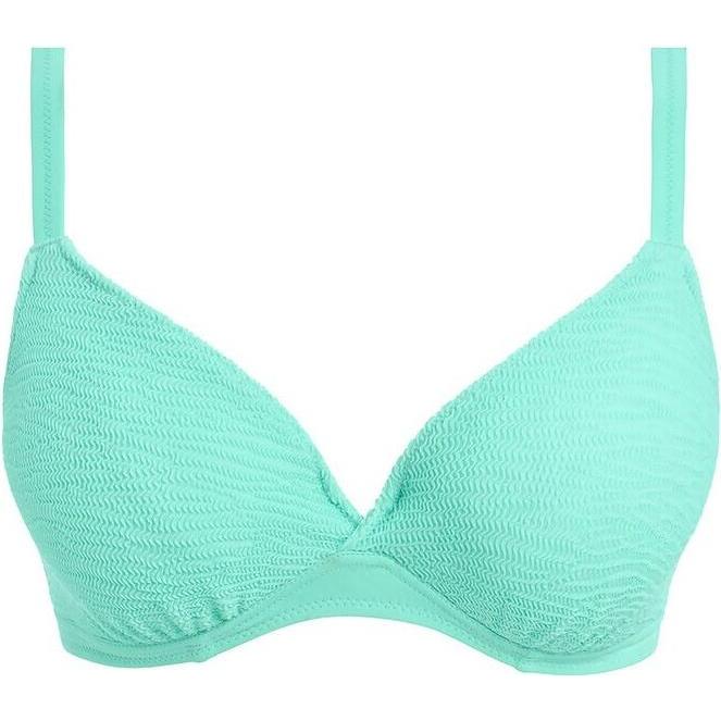 Freya, BH, plunge-bh mit bügel ibiza waves, Weiss, (95 D)