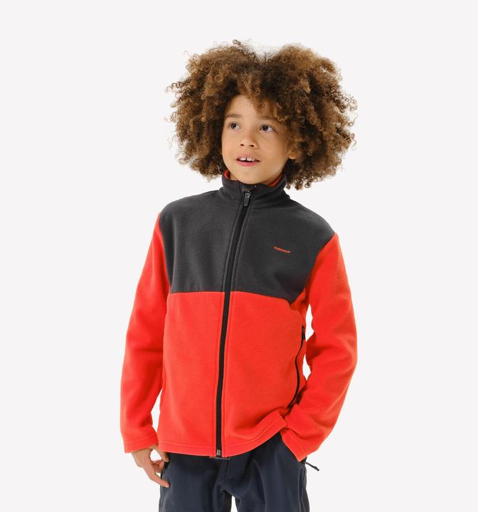 Actual product image Quechua Kids fleece jacket size 122-170 Hiking - MH500 Zip TW