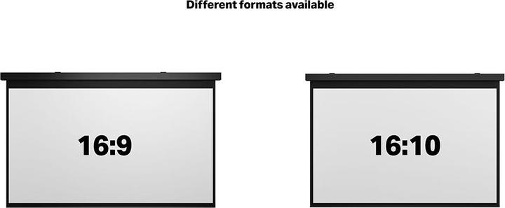 Image du produit Multibrackets Écran de projection motorisé M 200x112, noir (90", 16:9)