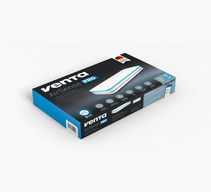 Actual product image Venta AirSense Pro Luftgütemonitor CO2 + PM 1.0
