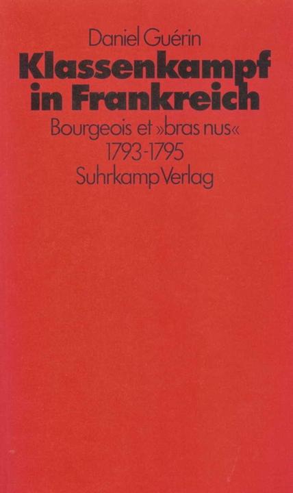 Produktbild Klassenkampf in Frankreich (Deutsch, Daniel Guérin, 1979)