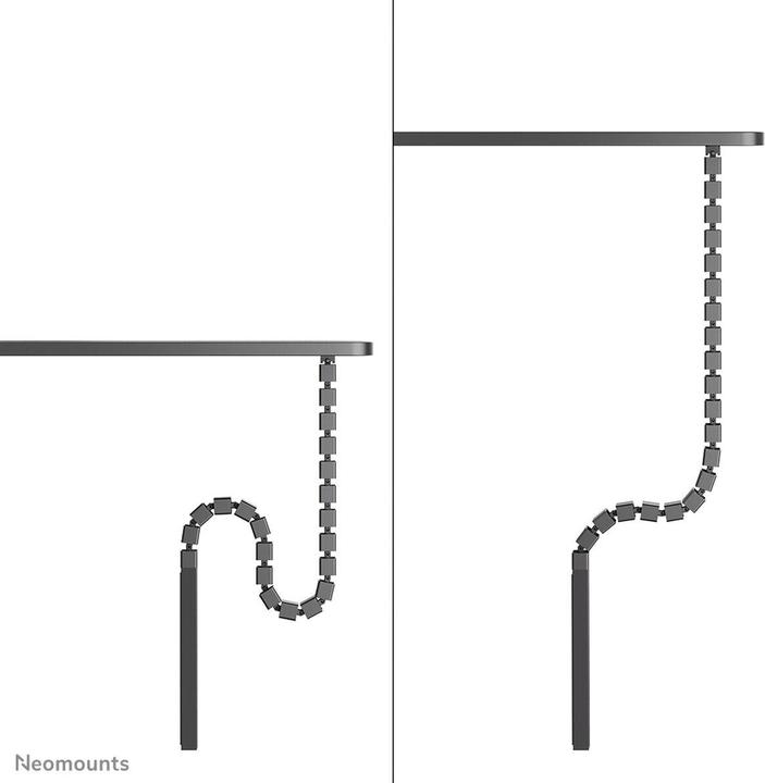 Produktbild Neomounts Kabelkanal flexibel schwarz/Schraubbefestigung (Kabelkanal, 3.30 cm)