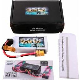 Thumbnail - Gens Ace G-Tech Soaring 1300mAh 11.1V 30C 3S1P Lipo Battery (11.10 V, 1300 mAh)