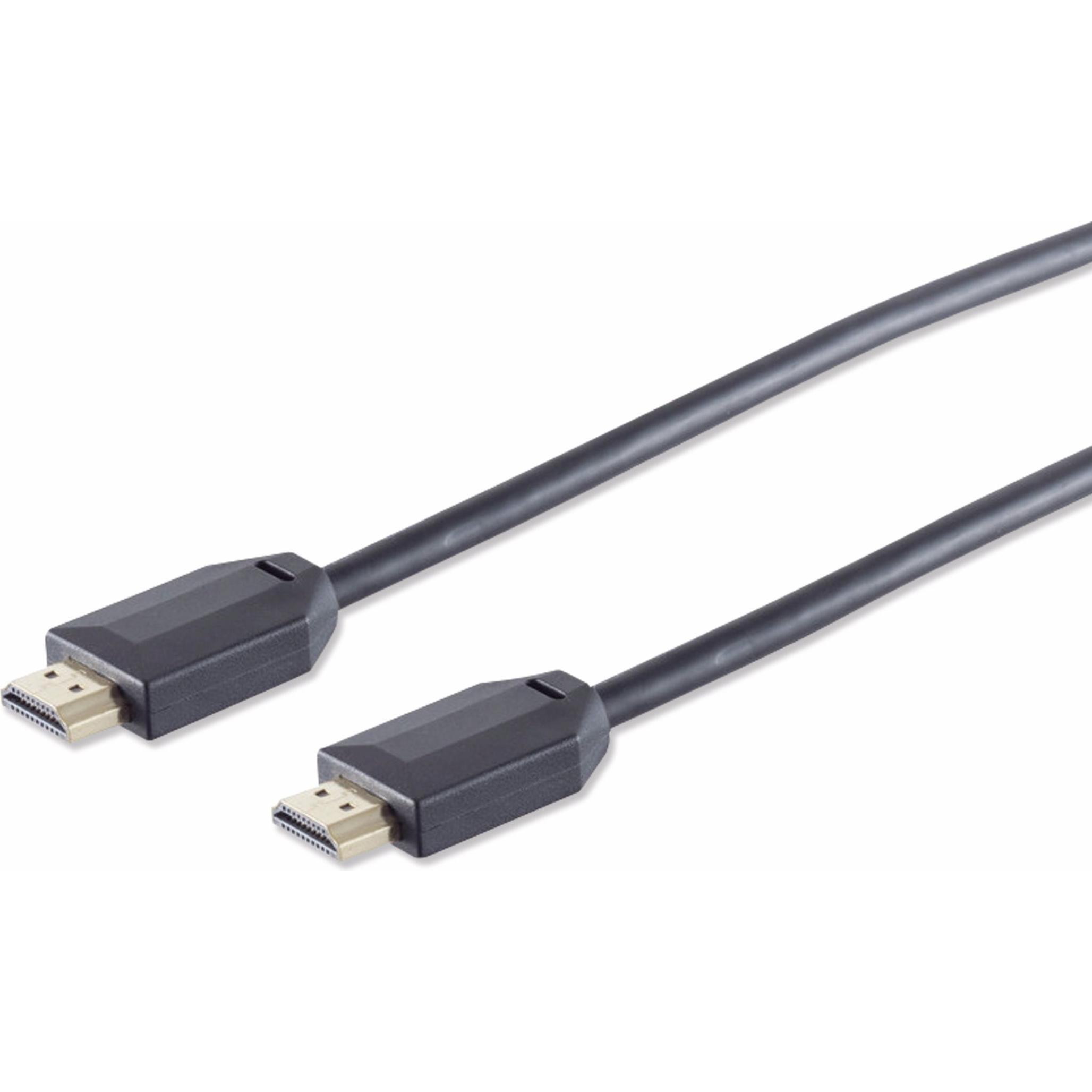 Thumbnail - No Name HDMI (ST-ST) 2m 10K 120Hz HDMI 2.1 vergoldet Black (2 m, HDMI), Video Kabel