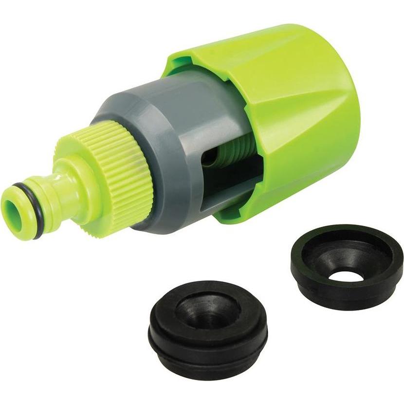 Silverline, Schlauchanschluss + Schlauchverbinder, Universal Wasserhahn Adapter Wasserhahn 34 - 43 mm (43 mm)