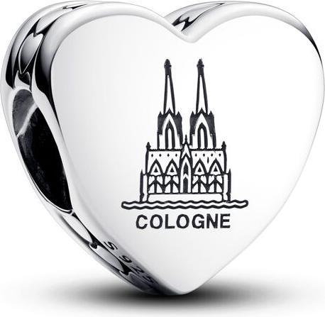 Immagine prodotto Pandora Gravierbares Köln Herz Charm (Argento 925)