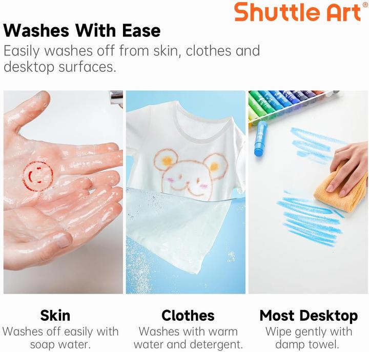 Produktbild Shuttle Art Tempera Malstifte-Set