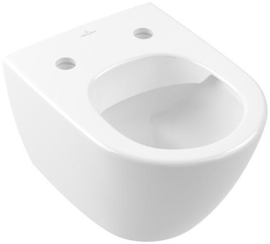 Villeroy & Boch Subway compact 2.0 deep-well WC encrusted DirectFlush open splash rim white wall-mounted