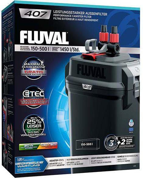Actual product image Fluval 407 (500 l, External filters)