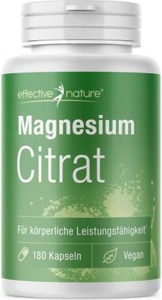 Produktbild Effective Nature Magnesium Citrat (180 Stk., Kapseln, 93 g)
