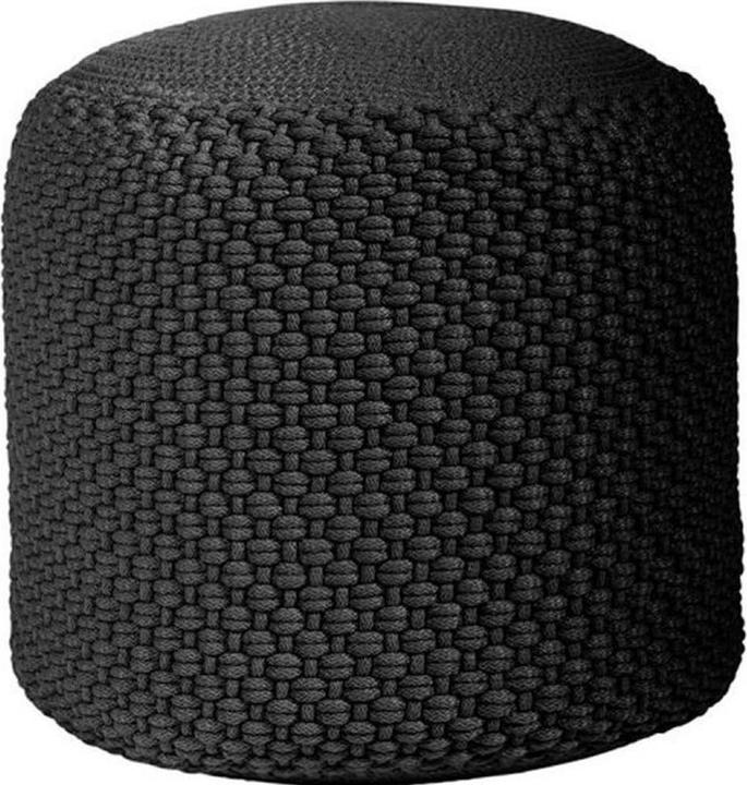 Actual product image PAD Pouf Uni Schwarz, 40 x 40 cm