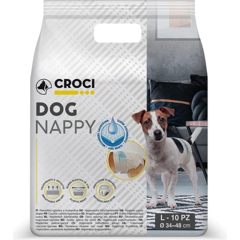 Thumbnail - Croci Spa Dog Nappy Windeln für Hunde L 34-48cm (Hund), Tierpflegemittel