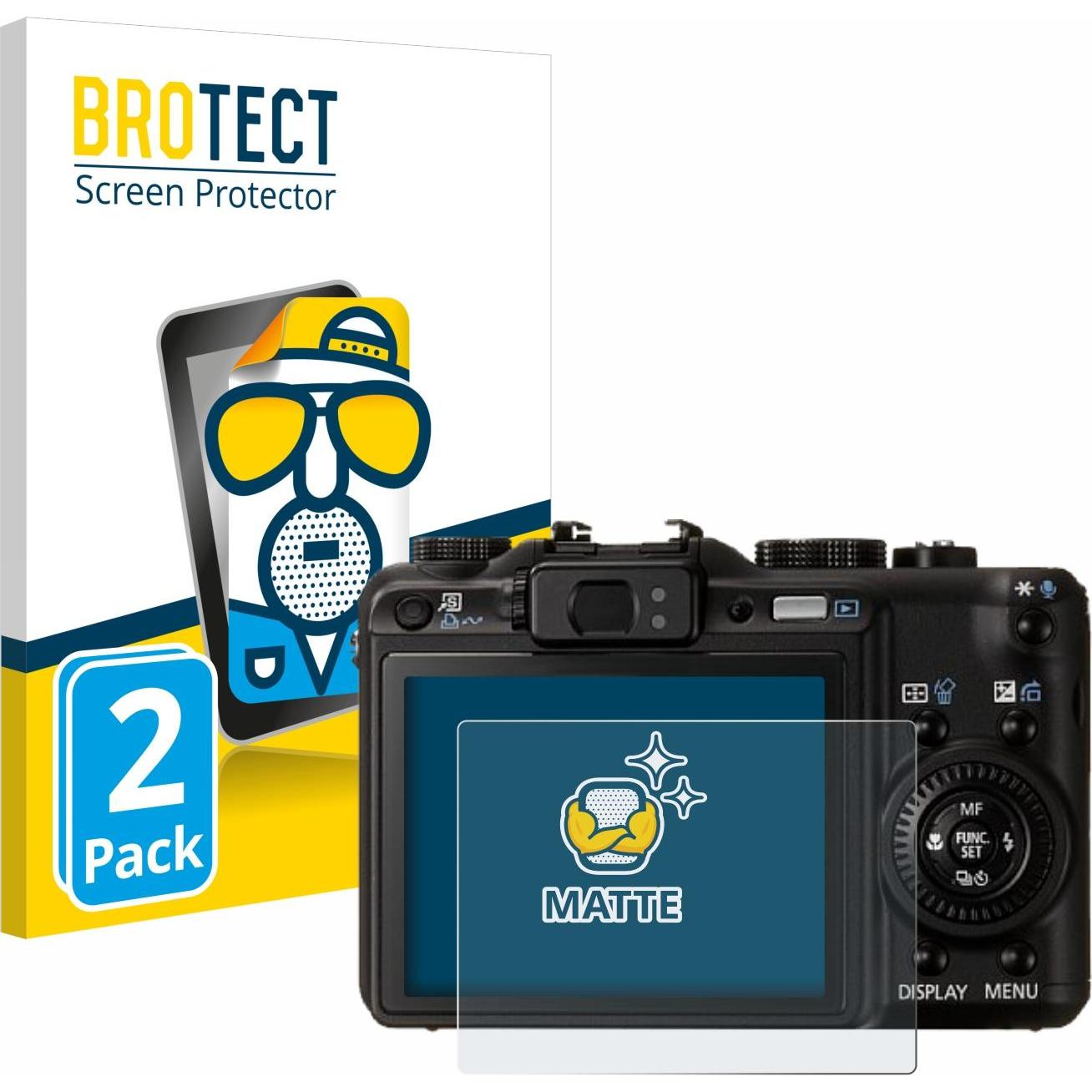 BROTECT Entspiegelungs-Schutzfolie Displayschutz Matt (Displayschutz, PowerShot G9), Kameraschutz