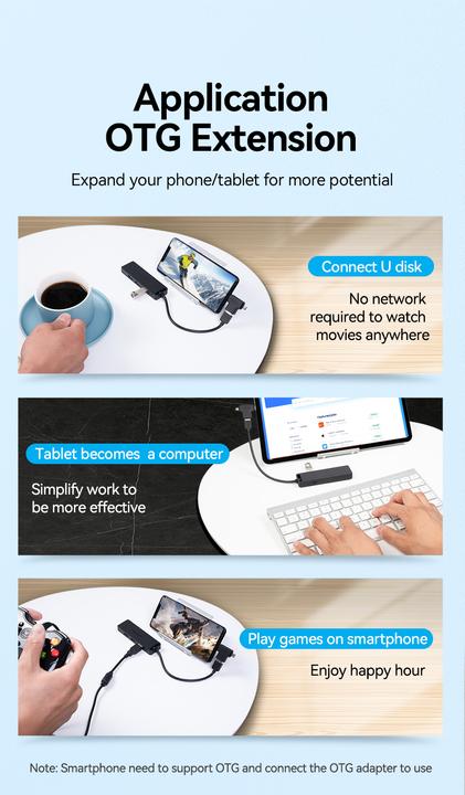 Image du produit Vention Chlbd (USB-A, 4 Ports)