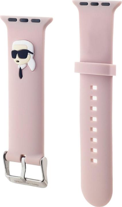Karl Lagerfeld Fitness bracelet iLike - Karl Head NFT Watch Strap for Apple Watch 38/40/41 Pink (Silicone)