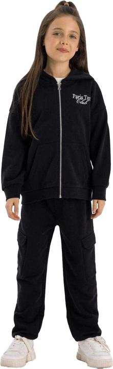 Produktbild Minoti Kapuzenpullover Mädchen Durchgehender Reissverschluss (122)