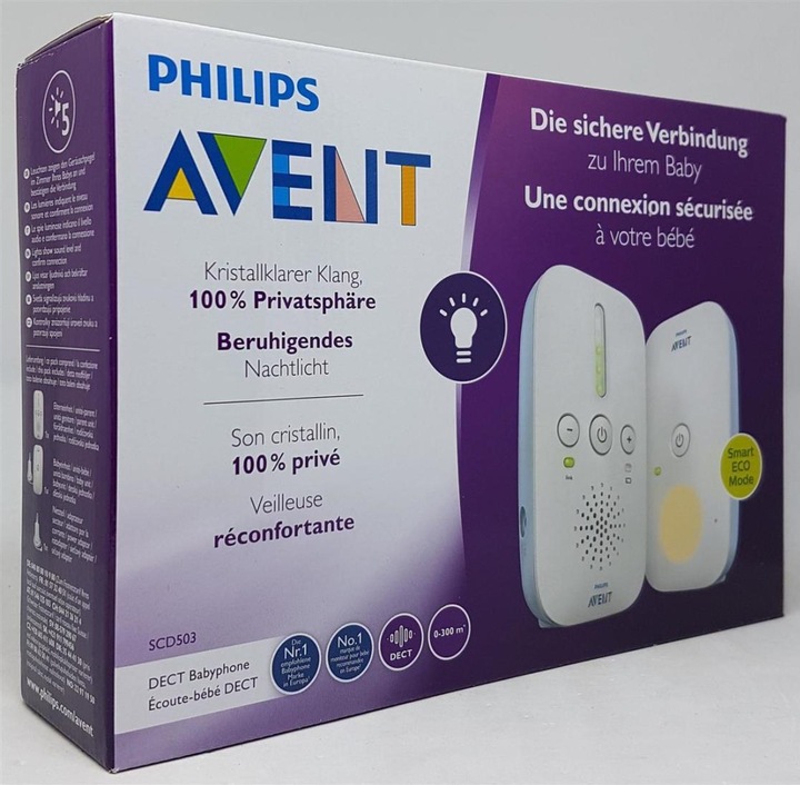 Actual product image Philips Avent Audio (Baby Monitor Audio, 330 m)