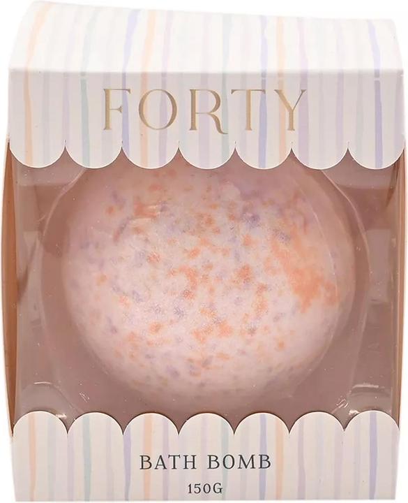 Actual product image Mars Confetti 40th Birthday Bath Bomb (Bath bombs)