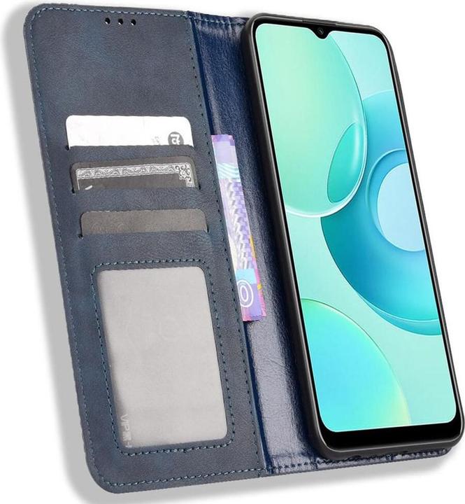 Produktbild Cover-Discount Wiko T10 - Stand Flip Case Hülle blau (Wiko T10)
