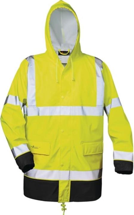 Norway High-visibility PU rain jacket Manfred size XL yellow/black