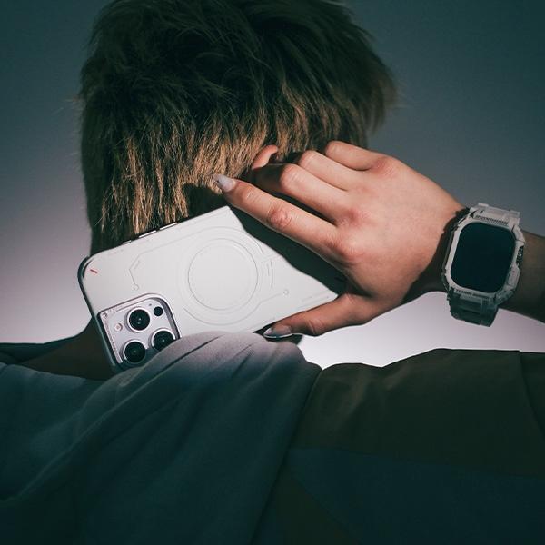 Actual product image Skinarma case Mecha iPhone 16 Pro Max 6.9" Magnetic Charging navy (Apple iPhone 16 Pro Max)