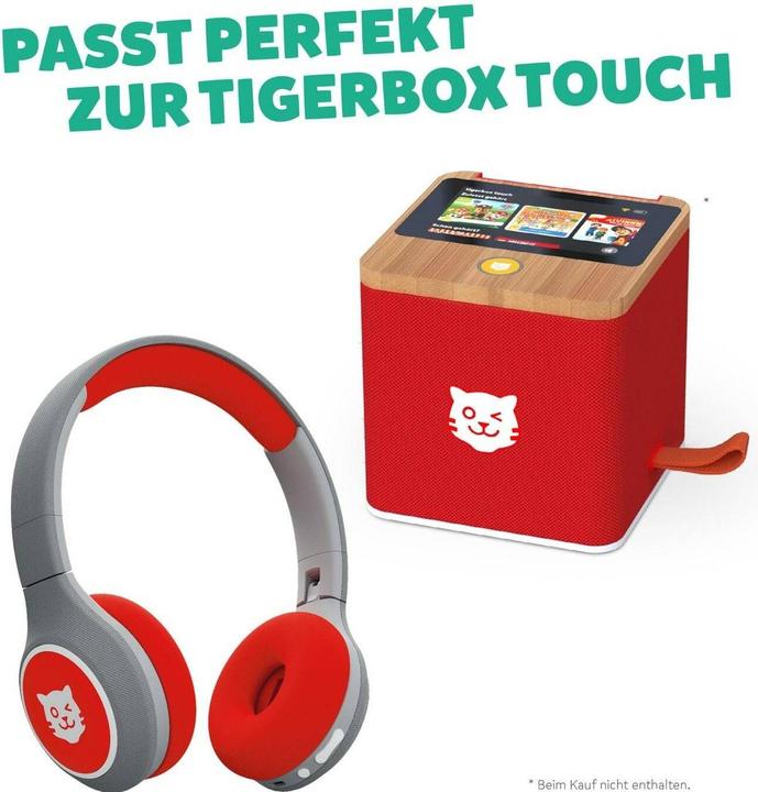 Immagine prodotto Tigermedia Cuffie per bambini tigerbuddies - Happy Red Edizione Svizzera (Tedesco, Francese, Italiano, Inglese)