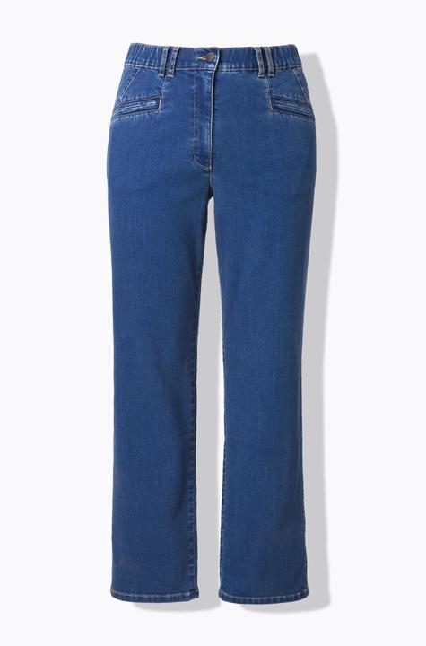 Immagine prodotto Ulla Popken Jeans modello Mony con taglio della gamba conico e tasche con zip (60)