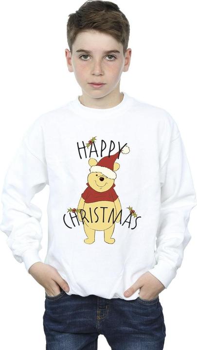 Produktbild Disney Winnie The Pooh Happy Christmas Holly Sweatshirt Jungen (128)