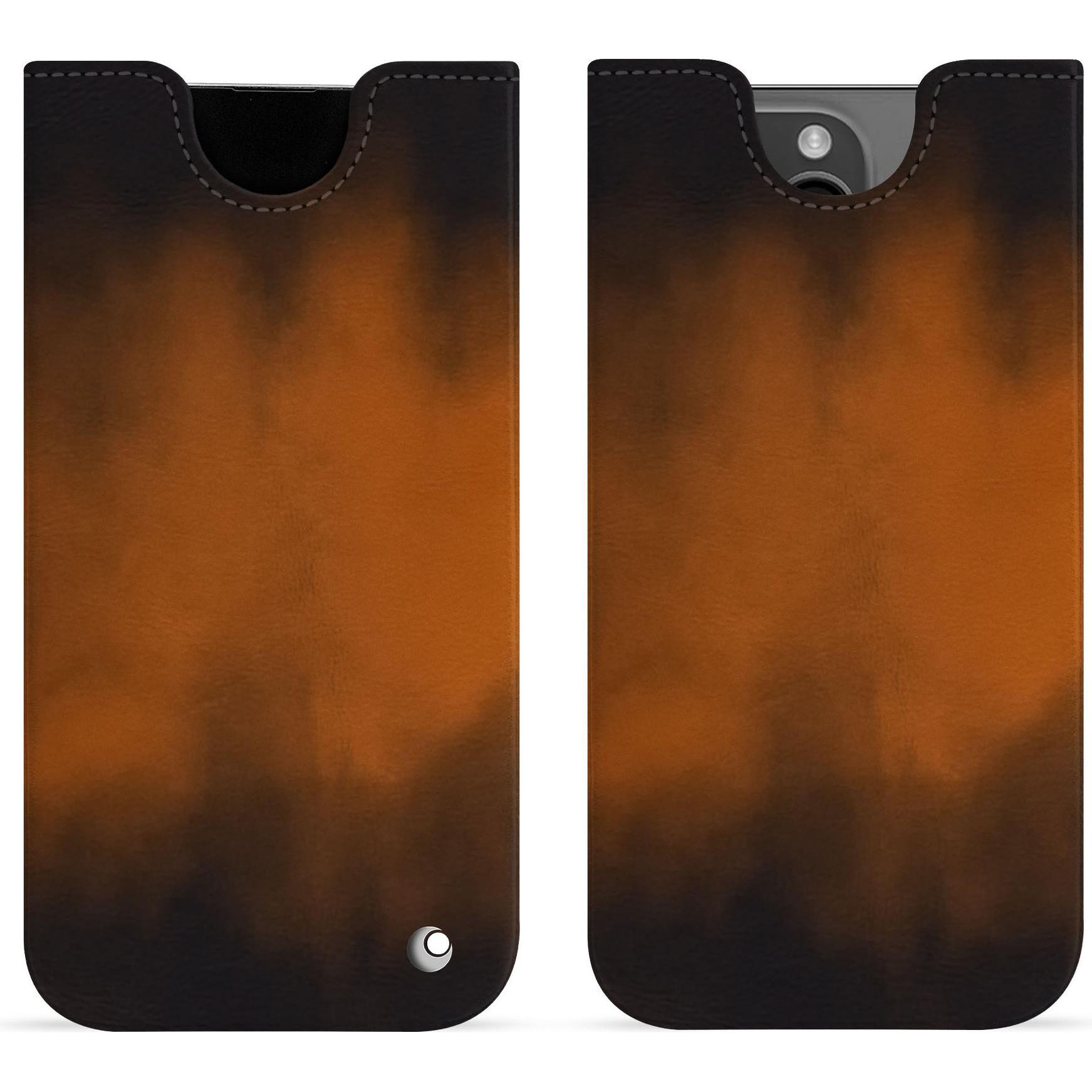 Thumbnail - Noreve Lederschutzhülle (Apple iPhone 15 Pro Max), Smartphone Hülle, Braun