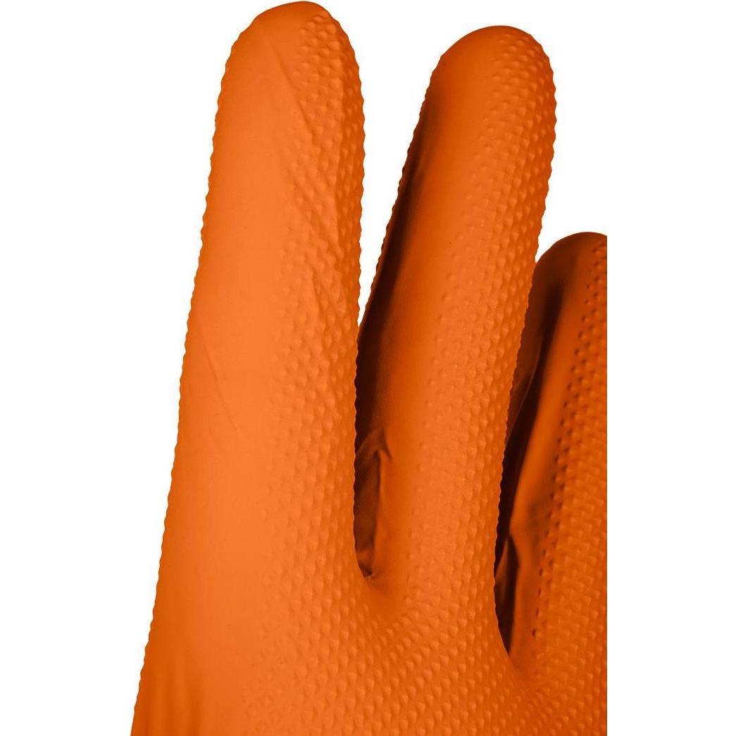Thumbnail - Neo, Schutzhandschuhe, Nitrilhandschuhe, orange, 50 Stück, Grösse L (L)
