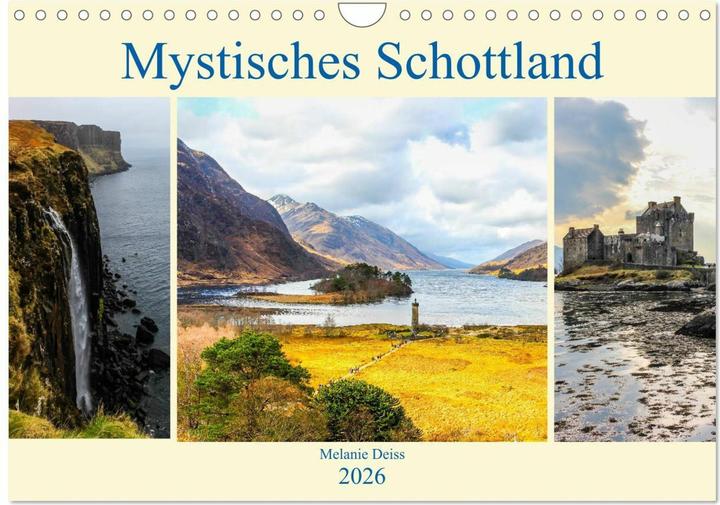 Produktbild Mystisches Schottland (Wandkalender 2026 DIN A4 quer), Monatskalender (A4)