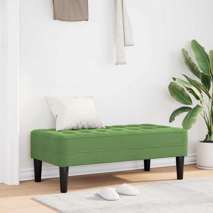 Actual product image vidaXL Samt Ottoman (57 cm)
