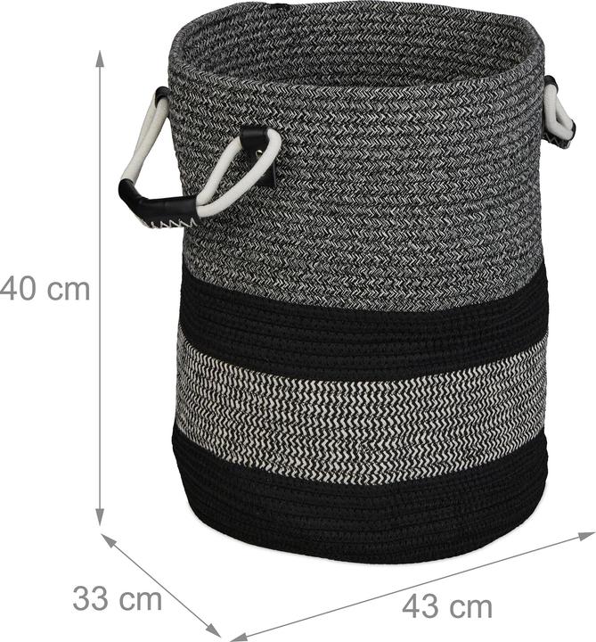 Image du produit Relaxdays Panier de rangement (1 x, 43 x 33 x 40 cm)