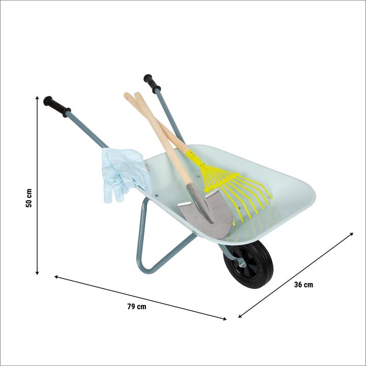Produktbild small foot Gartenwerkzeug-Set mit Schubkarre