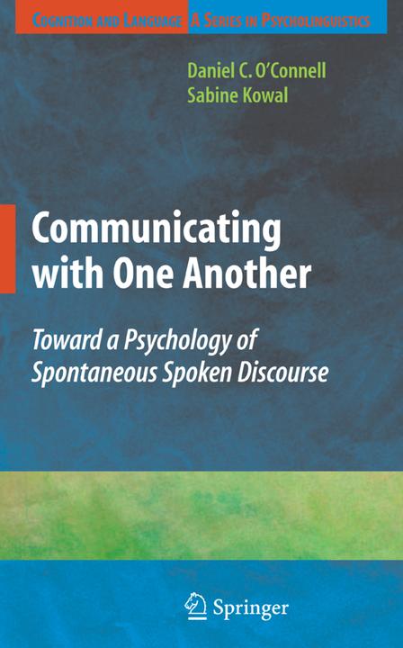 Communicating with One Another (Englisch, Sabine Kowal, 2010)