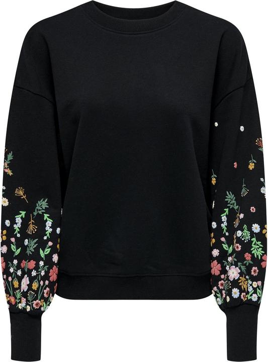 Actual product image Only Regular fit Round neck Ribbed cuffs Drop shoulder Sweatshirt Sweatshirt (S)