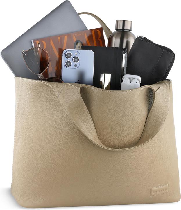 Immagine prodotto Bugatti Elsa Shopper Tasche L Leder 50 cm Laptopfach (20 l)
