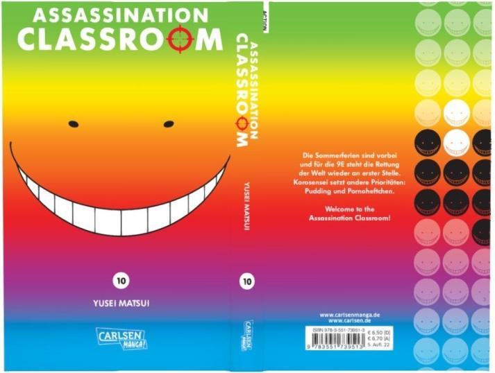 Produktbild Assassination Classroom, Band 10 (Deutsch, Yusei Matsui, 2016)