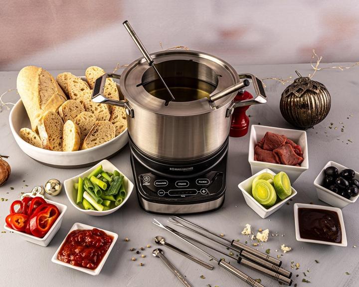 Produktbild Rommelsbacher All-in-One 20.F 1200 (Schokoladenfondue, Käsefondue, Fondue Chinoise, Fondue Bourguignonne)
