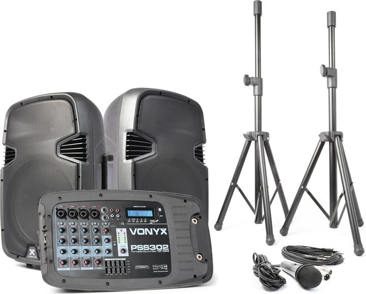 Image du produit Vonyx Système de sonorisation PSS302 (Passif, 1x 300 W)