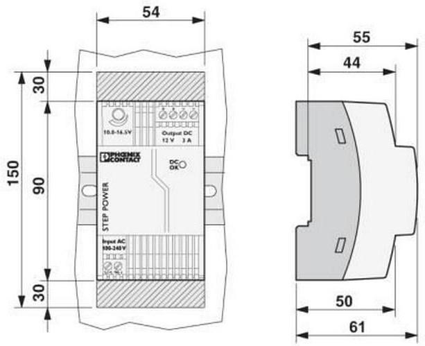 Produktbild Phoenix Contact Hutschienen-Netzteil (DIN-Rail