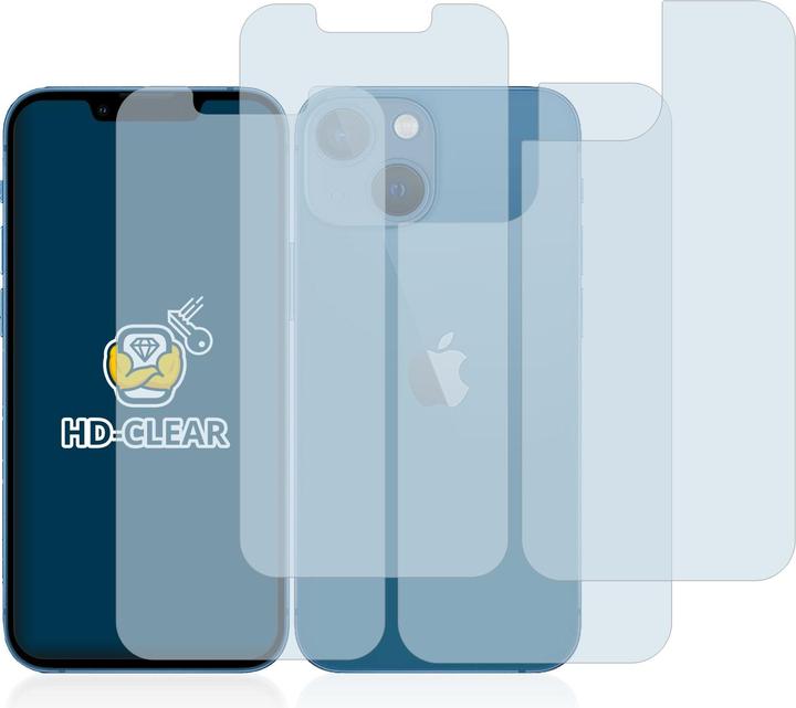 Actual product image BROTECT Screen Protector Clear (2 Piece, Apple iPhone 13 mini)