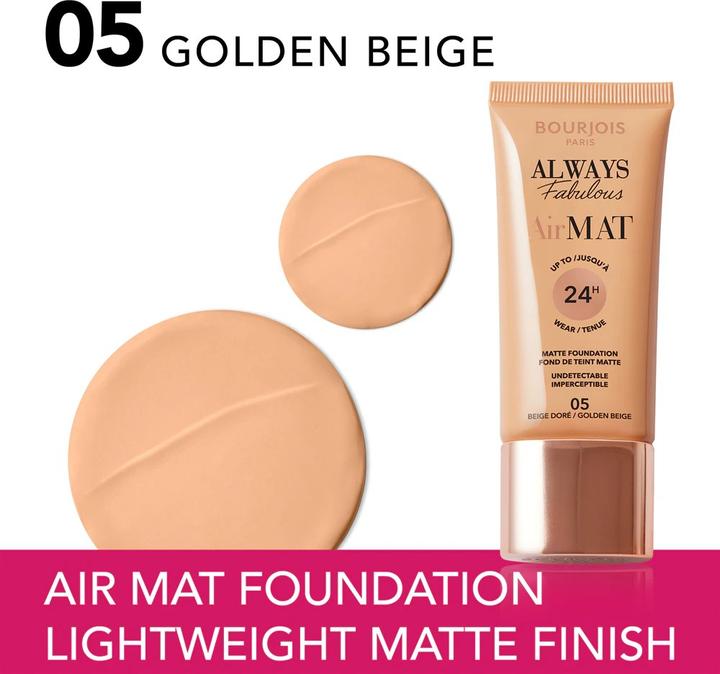 Produktbild Bourjois Air Mat Foundation (05 Golden Beige)